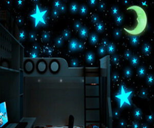 stelle e luna adesive