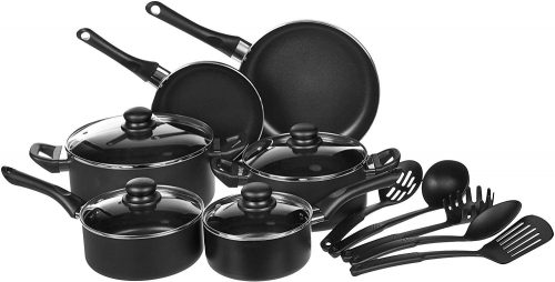 amazon basic batteria cucina 15 pz