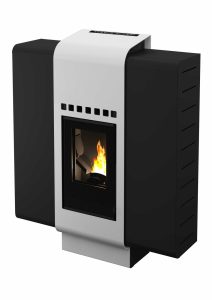 Stufa a pellet canalizzata salvaspazio corridoio slim da 11.11 Kw